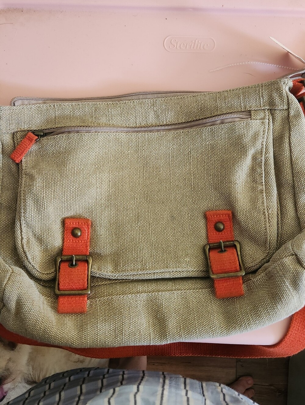 GAP Beige/Tan Jacket with Label Detail